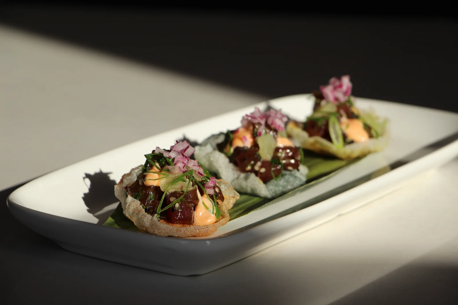 Tuna tostadas with avocado — God Save The Chef